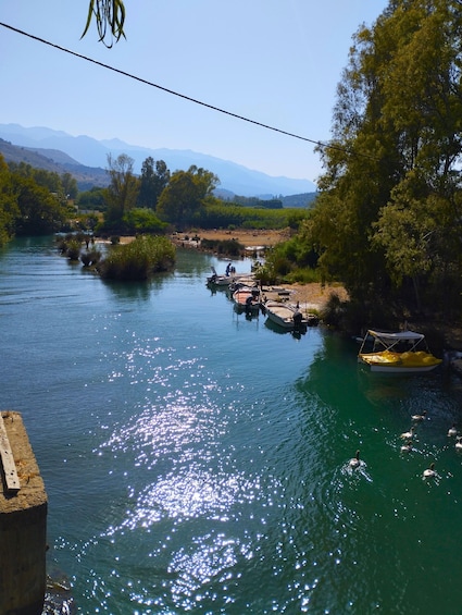 Picture 6 for Activity From Chania: Lake Kournas & Argiroupoli Springs Guided Tour 3