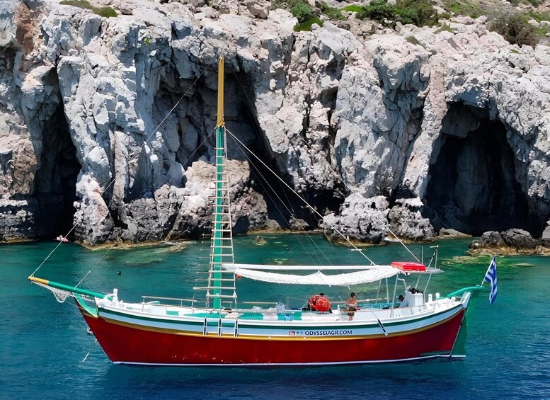 Faliraki: Small-Group Cruise to Anthony Quinn,Ladiko & Caves 1