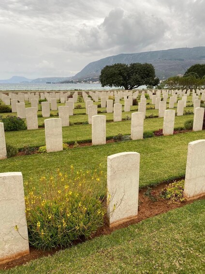 Picture 1 for Activity From Chania: Zorbas Beach, Agia Triada, Allies War Graves 4