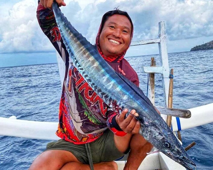 Picture 4 for Activity Amed, Bali: Barracuda Fishing Trip With Traditional Jukung 2