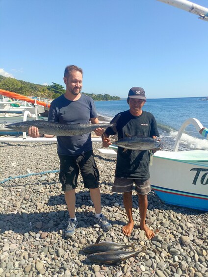 Picture 12 for Activity Amed, Bali: Barracuda Fishing Trip With Traditional Jukung 2