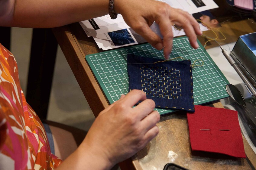 Picture 42 for Activity Osaka: Sashiko Japanese Craftsmanship Workshop 3