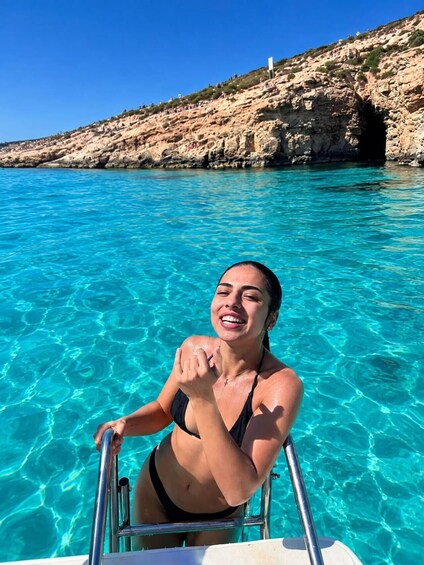 Picture 7 for Activity Comino & Gozo: Private Boat Tour, Blue Lagoon & Caves 3