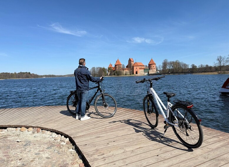 Picture 2 for Activity Vilnius: Trakai Self-Guided Bike Tour with Train Tickets 1
