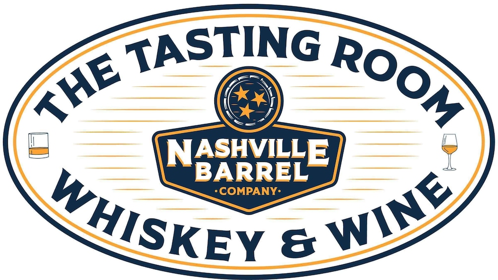 A logo for The Tasting Room Whiskey & Wine. 3
