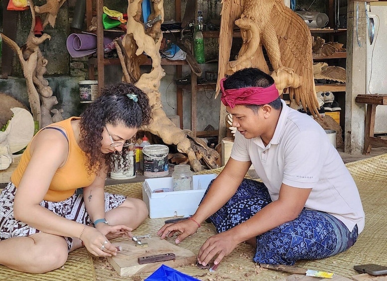 Picture 9 for Activity Mas Village Wood Carvings class with Local artist 4