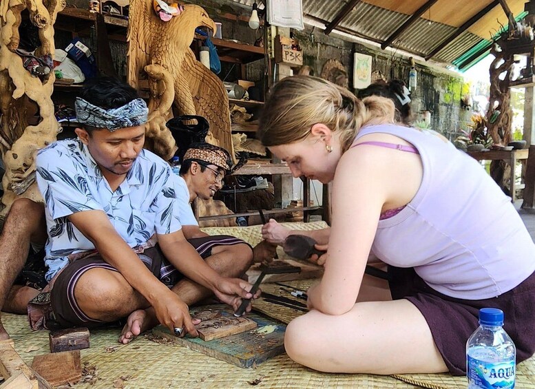Picture 15 for Activity Mas Village Wood Carvings class with Local artist 2