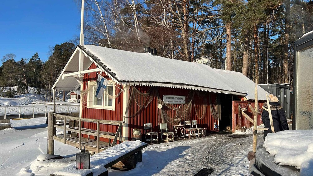 Picture 8 for Activity Helsinki: 3-hour Ice Swimming and Traditional Finnish Sauna 4