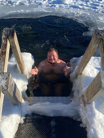 Picture 10 for Activity Helsinki: 3-hour Ice Swimming and Traditional Finnish Sauna 3