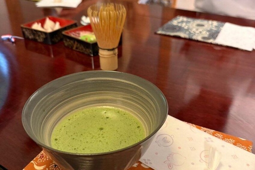 Private Japanese Calligraphy &Matcha Experience near Arima Onsen 4