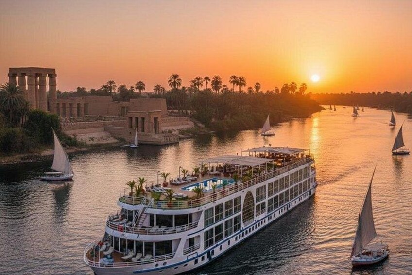 3 Night Nile Cruise from Luxor to Aswan Guided Tour 1