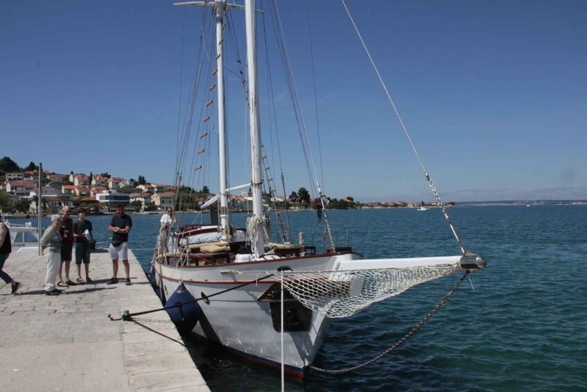 Picture 16 for Activity Zadar:Authentic Wooden Boat Cruise with Dalmatian Platter 2