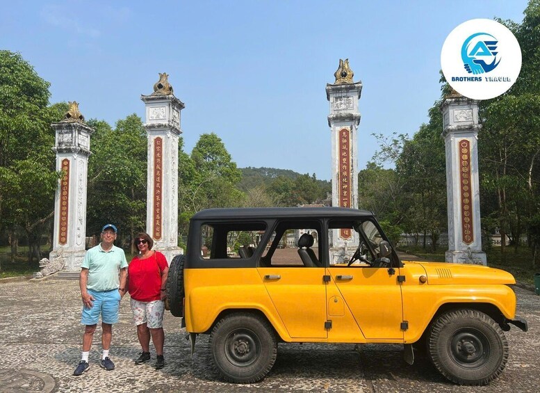 Picture 1 for Activity Hue: Jeep Tour To Gia Long Tomb & Abandoned Waterpark 4