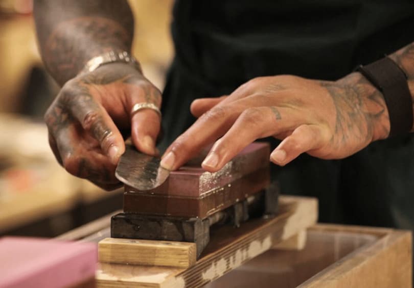 Picture 3 for Activity Japanese Knife Craft & Sharpening Workshop in Asakusa 2