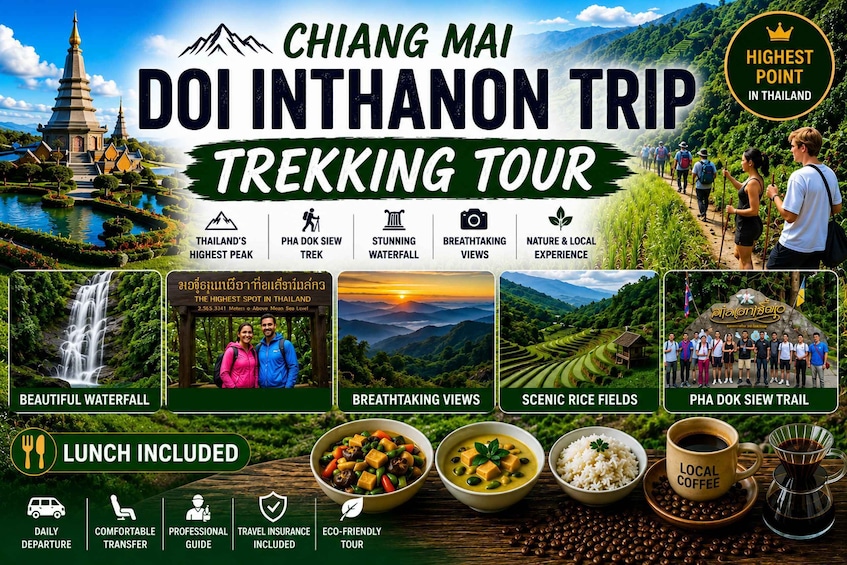Chiang Mai: Doi Inthanon Trip with Pha Dok Siew Guided Trek 1