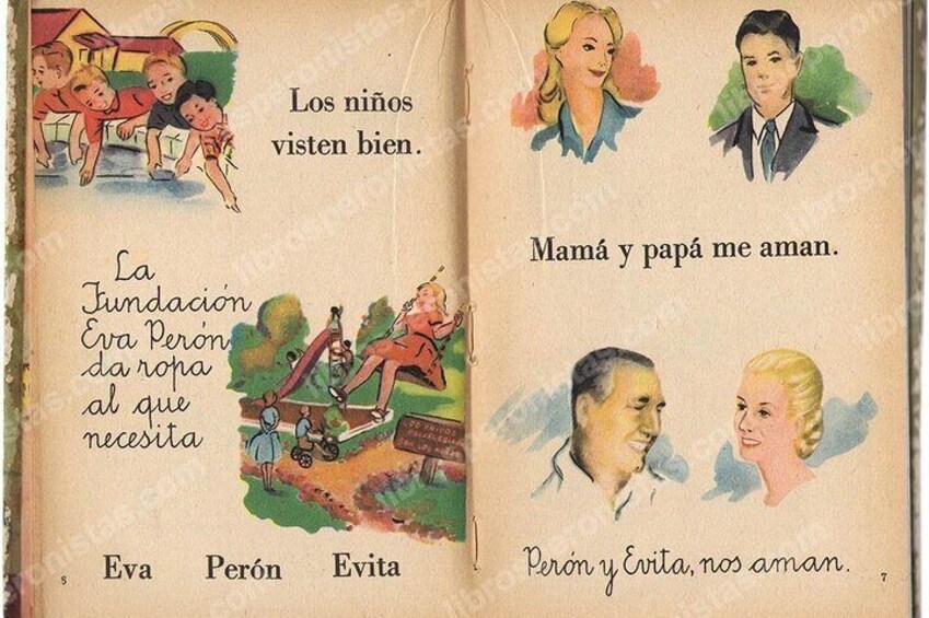 Una página de libro con ilustraciones y texto en español. 2
