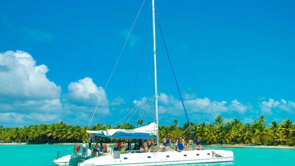 From Santo Domingo: Saona Island Catamaran & Speedboat Tour 1