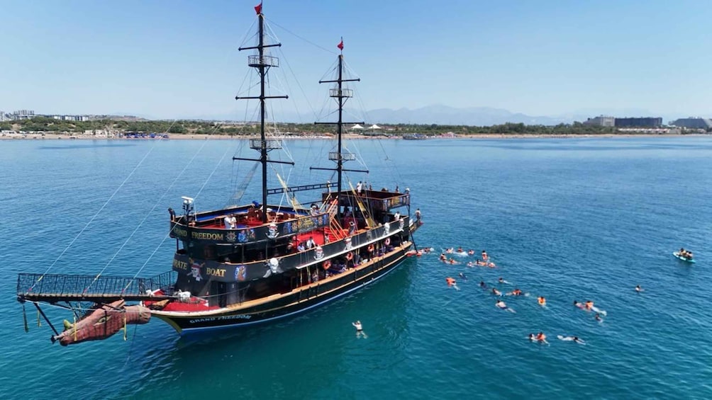 Picture 12 for Activity Antalya: Lara Pirate Boat Day Trip w/ Lunch & Soft Drink 3