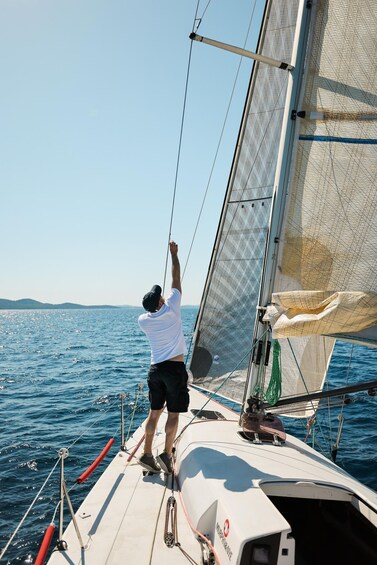 Picture 37 for Activity Zadar: Hands-On Sailing Adventure with Swim & SUP 2