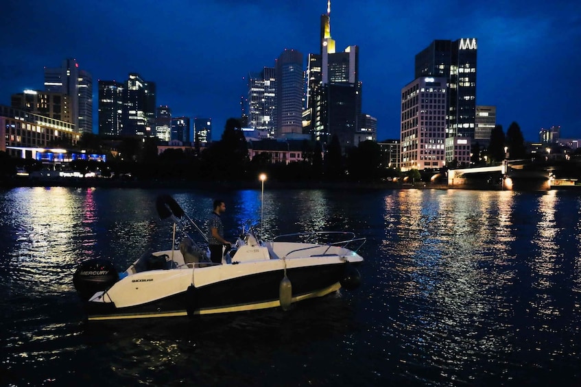 Picture 5 for Activity Frankfurt: Private Romantic Skyline Boat Tour 3