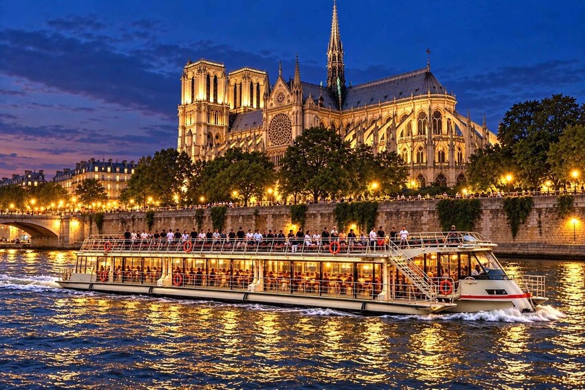 Paris By Night: Seine Sightseeing Cruise with Audioguide 1