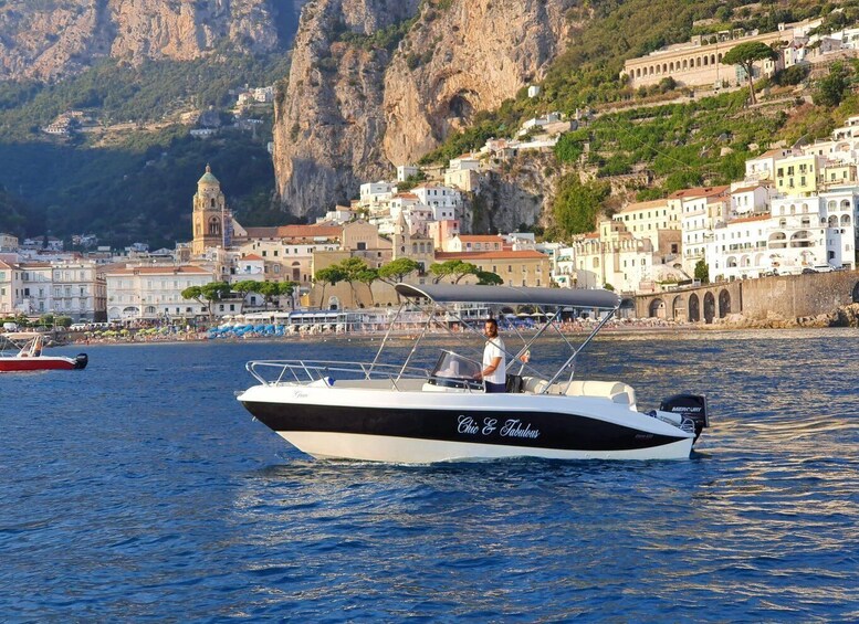 Picture 1 for Activity Amalfi Coast: Hidden Caves & Beaches by Private Boat 3