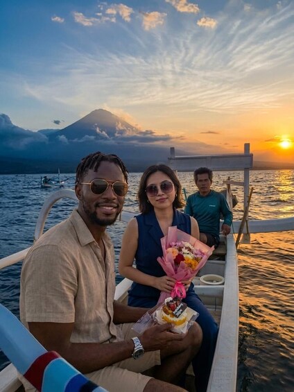 Picture 1 for Activity Jukung Sunset Cruise in Amed Bali with Mount Agung Backdrop 2