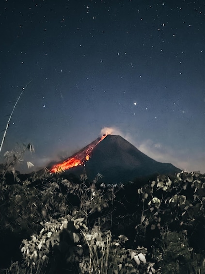 Picture 1 for Activity Yogyakarta: Mount Merapi Lava view Night tour & Cave options 2