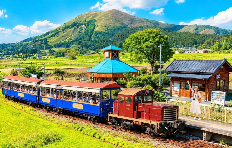Picture 1 for Activity Fukuoka: Southern Aso Railway,Kumamoto Castle,Mount Aso Trip 2