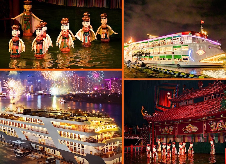 HCMC: Evening Water Puppet Show & Saigon Dinner Cruise 1