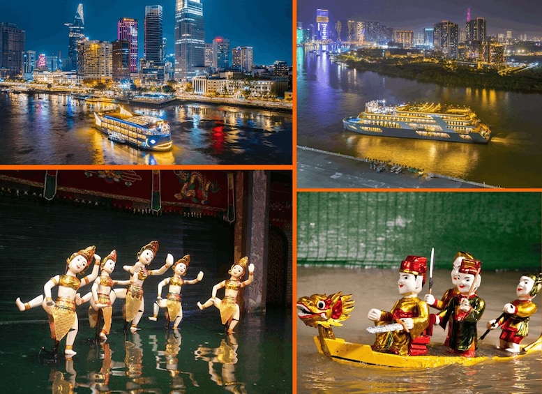 Picture 17 for Activity HCMC: Evening Water Puppet Show & Saigon Dinner Cruise 5