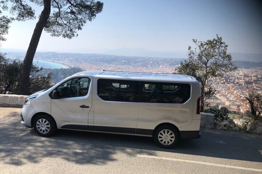 Private transfer and tour with our air-conditioned 8-seater van