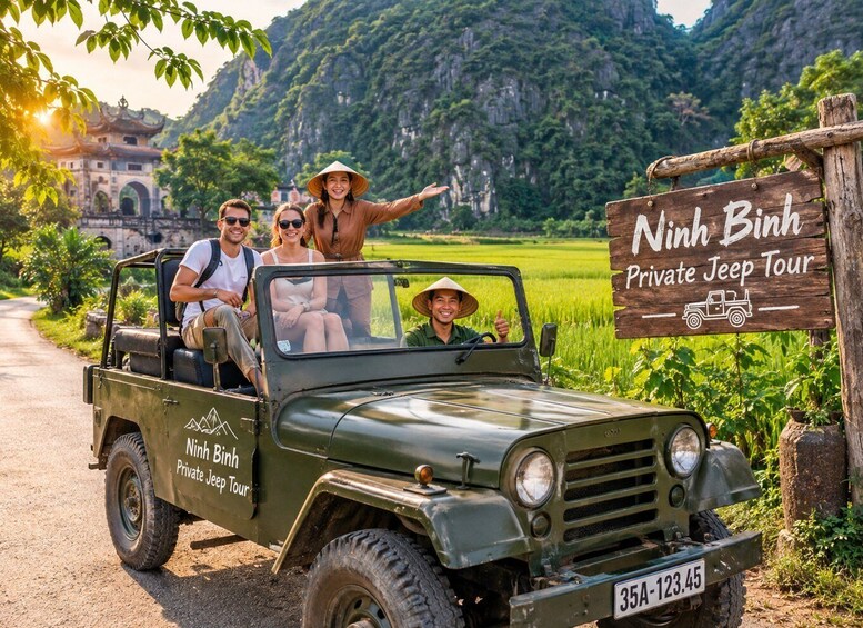 Ninh Binh: Private Army Jeep Trang An, Mua Cave & Bich Dong 2