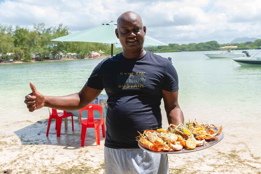 Picture 5 for Activity Mauritius: Speedboat Ile aux Cerfs, GRSE Waterfall, BBQ, Bar 4