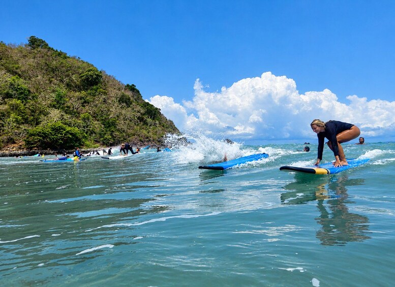 Picture 9 for Activity Lombok: Private Beginner Surfing Lesson with Beach & Sunset 4