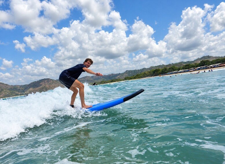Picture 10 for Activity Lombok: Private Beginner Surfing Lesson with Beach & Sunset 3