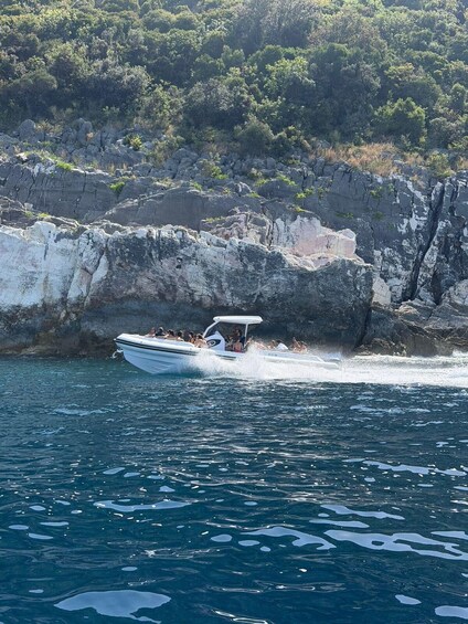 Picture 1 for Activity Sarande: Hidden Caves ,Kakome & Krorez Boat Tour 3