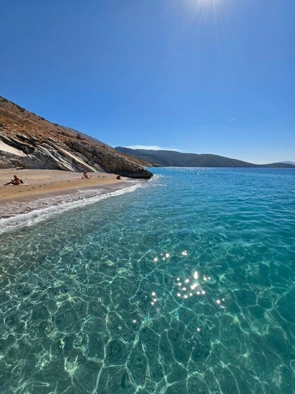 Picture 5 for Activity Sarande: Krorez Beach ,Hidden Cave &Small -Group Boat Tour 5