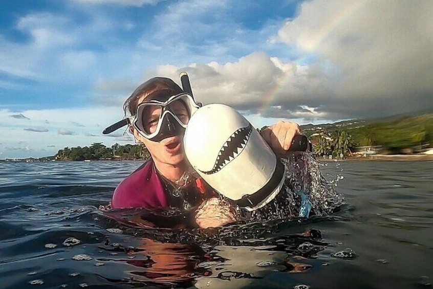 Two big smiles and a rainbow - Pass and fall - Ocean 1