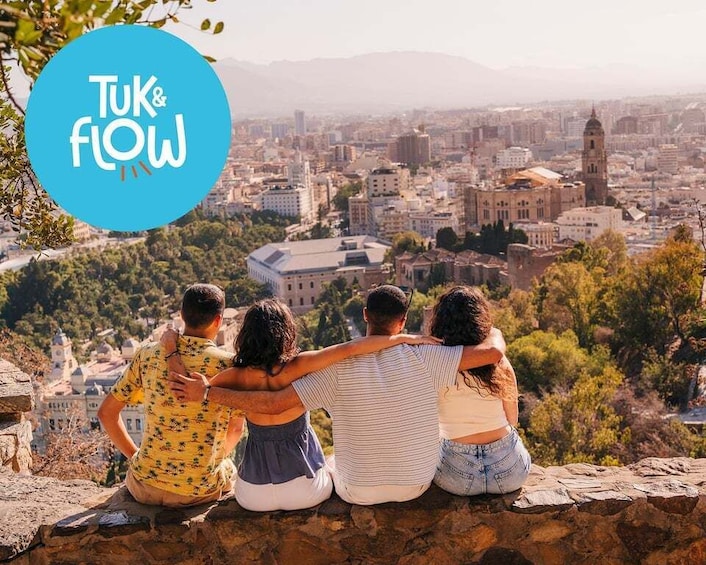 TukandFlow Malaga: Tuk-Tuk Sightseeing Tour with Views and Espeto de Sardinas 1