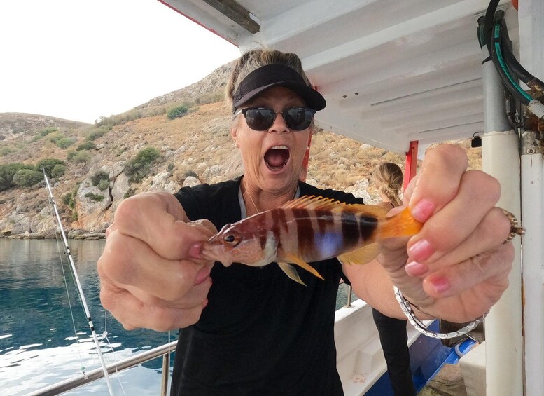 Picture 5 for Activity Chania: Sunset Fishing Trip with Local Captain 3