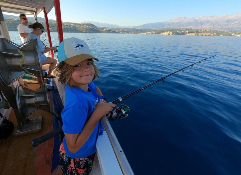 Picture 8 for Activity Chania: Sunset Fishing Trip with Local Captain 2