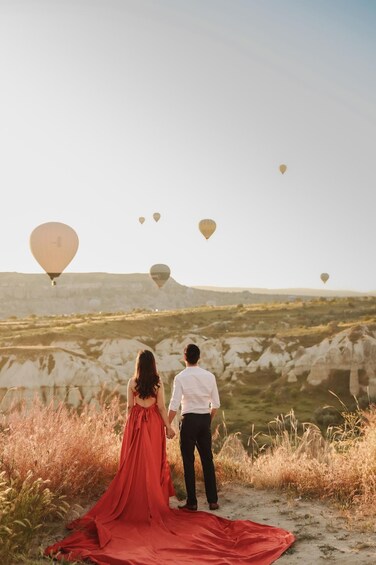 Picture 8 for Activity Cappadocia: Private Photoshoot at Sunrise Balloon w/Transfer 2