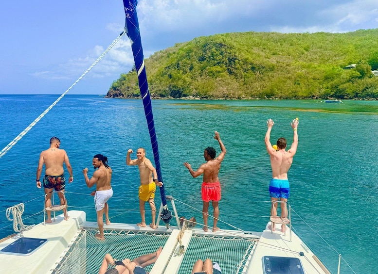 Picture 7 for Activity Martinique: Small-Group Catamaran Day Trip: Dolphins and Turtles 2