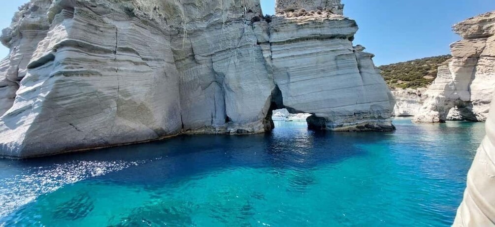 Picture 5 for Activity Milos: Full Day Private Cruise with Mediterranean Lunch 4