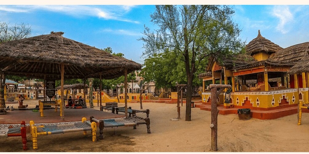 Picture 1 for Activity Jaipur:Chokhi Dhani Village Tour with Dinner via Vintage car 2