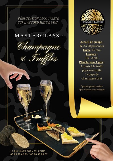 Discover the "Truffles & Champagne" pairing in Reims (45 min) 1