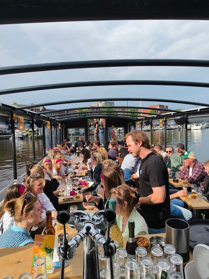 Picture 4 for Activity Groningen: Terrace Boat Experience with a Cozy Bar 2