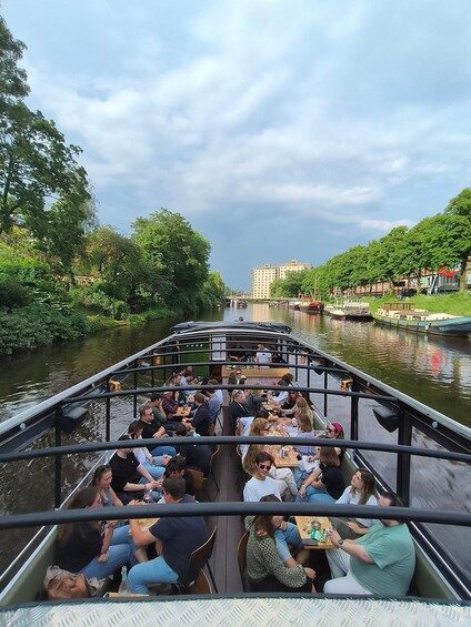Picture 6 for Activity Groningen: Terrace Boat Experience with a Cozy Bar 3