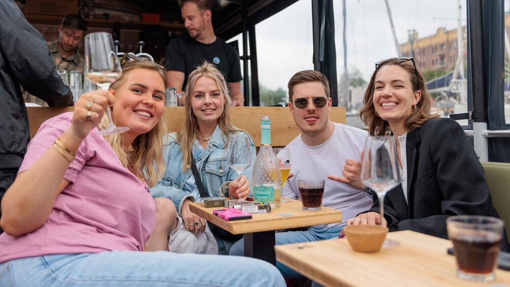 Picture 2 for Activity Groningen: Terrace Boat Experience with a Cozy Bar 5